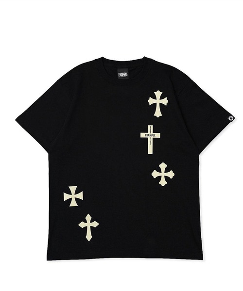 EXAMPLE(エグザンプル)の「EXAMPLE 9CROSS S/S TEE(Tシャツ/カットソー・メンズ・インディゴブルー/ホワイト/ブラック・XXL/XL/L/M)」の11枚目の写真