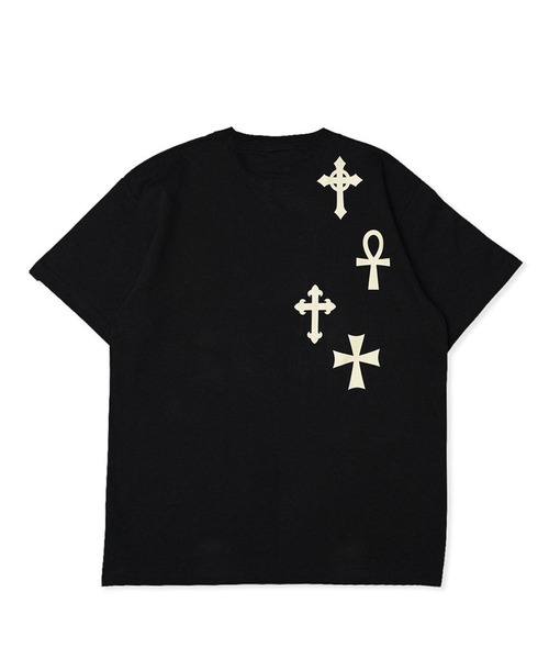 EXAMPLE(エグザンプル)の「EXAMPLE 9CROSS S/S TEE(Tシャツ/カットソー・メンズ・インディゴブルー/ホワイト/ブラック・XXL/XL/L/M)」の12枚目の写真