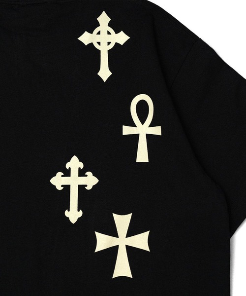EXAMPLE(エグザンプル)の「EXAMPLE 9CROSS S/S TEE(Tシャツ/カットソー・メンズ・インディゴブルー/ホワイト/ブラック・XXL/XL/L/M)」の14枚目の写真