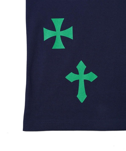 EXAMPLE(エグザンプル)の「EXAMPLE 9CROSS S/S TEE(Tシャツ/カットソー・メンズ・インディゴブルー/ホワイト/ブラック・XXL/XL/L/M)」の20枚目の写真