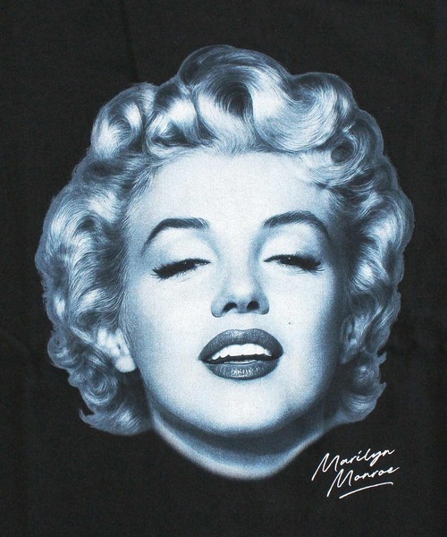 Schott(ショット)の「MARILYN MONROE MONOCHROME T-SHIRT(Tシャツ/カットソー・メンズ・ホワイト/ブラック・M/XXL/XL/L)」の10枚目の写真