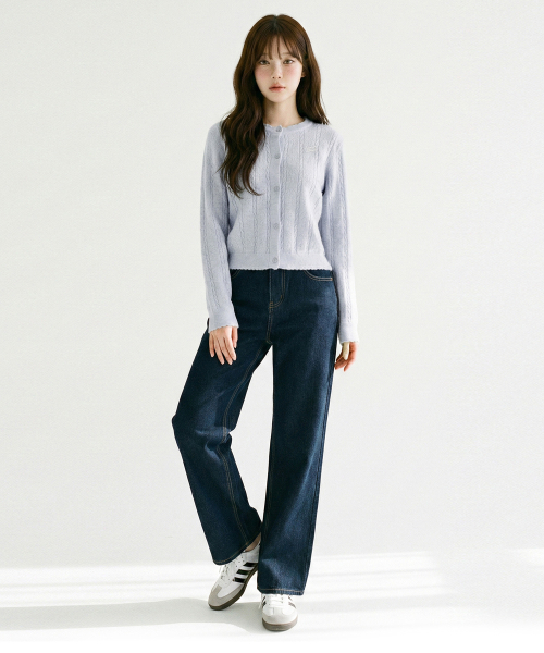 SWEET SOUP(スウィートスープ)の「シグネチャーストレートデニムパンツ(WCRDPF1)(スラックス・レディース・ダークグレー/ライトブルー/インディゴブルー・55/66)」の4枚目の写真