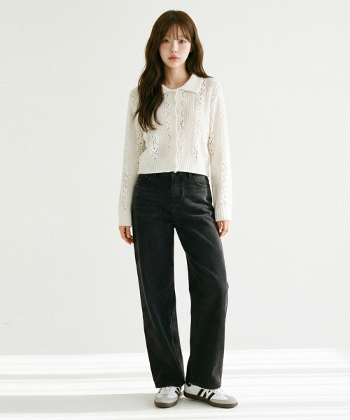 SWEET SOUP(スウィートスープ)の「シグネチャーストレートデニムパンツ(WCRDPF1)(スラックス・レディース・ダークグレー/ライトブルー/インディゴブルー・55/66)」の5枚目の写真