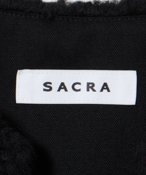 SACRA(サクラ)の「<SACRA>ボア ショート ベスト(ベスト・レディース・ブラック/ホワイト・38)」の13枚目の写真