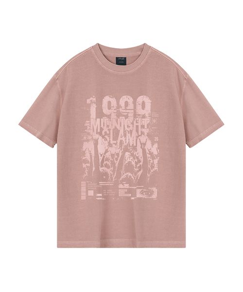 WILDROCK(ワイルドロック)の「ミッドナイトスラム ピグメントオーバーサイズ半袖Tシャツ(Tシャツ/カットソー・メンズ・ピンク/ブルー/チャコール/ライトグレー/カーキ/ライトパープル・SMALL/MEDIUM/LARGE)」の1枚目の写真