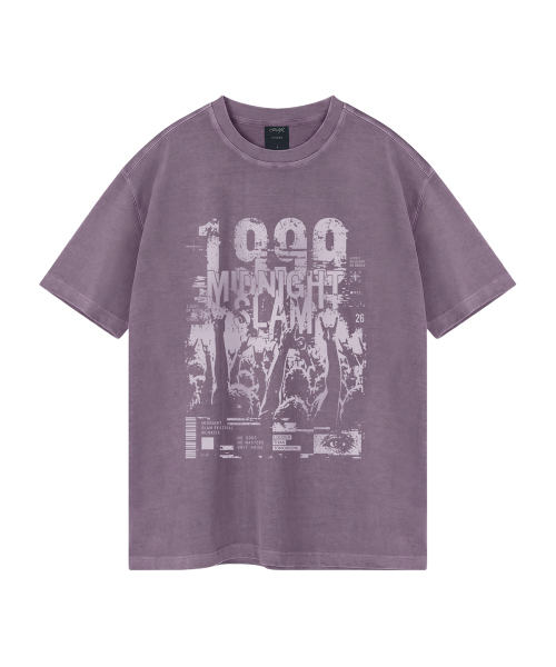 WILDROCK(ワイルドロック)の「ミッドナイトスラム ピグメントオーバーサイズ半袖Tシャツ(Tシャツ/カットソー・メンズ・ピンク/ブルー/チャコール/ライトグレー/カーキ/ライトパープル・SMALL/MEDIUM/LARGE)」の7枚目の写真