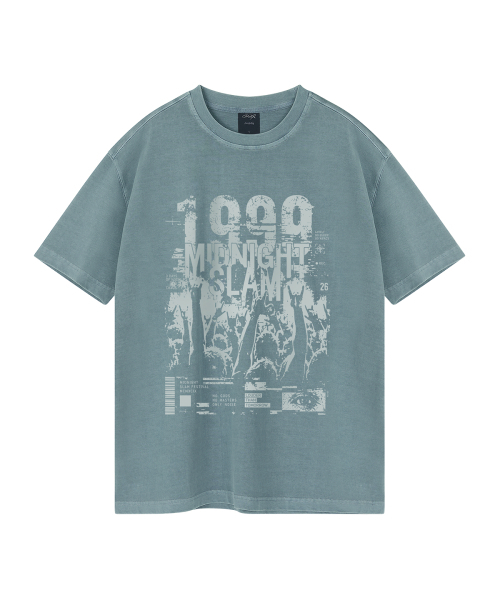 WILDROCK(ワイルドロック)の「ミッドナイトスラム ピグメントオーバーサイズ半袖Tシャツ(Tシャツ/カットソー・メンズ・ピンク/ブルー/チャコール/ライトグレー/カーキ/ライトパープル・SMALL/MEDIUM/LARGE)」の10枚目の写真