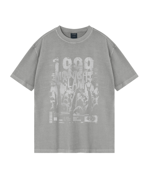 WILDROCK(ワイルドロック)の「ミッドナイトスラム ピグメントオーバーサイズ半袖Tシャツ(Tシャツ/カットソー・メンズ・ピンク/ブルー/チャコール/ライトグレー/カーキ/ライトパープル・SMALL/MEDIUM/LARGE)」の11枚目の写真