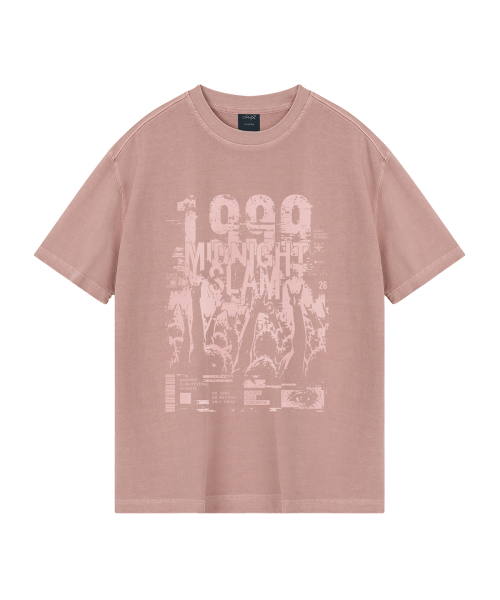 WILDROCK(ワイルドロック)の「ミッドナイトスラム ピグメントオーバーサイズ半袖Tシャツ(Tシャツ/カットソー・メンズ・ピンク/ブルー/チャコール/ライトグレー/カーキ/ライトパープル・SMALL/MEDIUM/LARGE)」の12枚目の写真