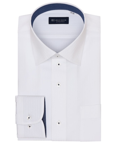TOKYO SHIRTS(トウキョウシャツ)の「【吸水速乾】【COFREX】 形態安定ノンアイロン ワイド 長袖ビジネスワイシャツ(ビジネスシャツ・メンズ・ホワイト・首回り41cm-裄丈82cm/首回り41cm-裄丈86cm/首回り42cm-裄丈82cm/首回り42cm-裄丈86cm/首回り43cm-裄丈82cm/首回り43cm-裄丈86cm/首回り37cm-裄丈80cm/首回り37cm-裄丈84cm/首回り39cm-裄丈80cm/首回り39cm-裄丈84cm)」の1枚目の写真