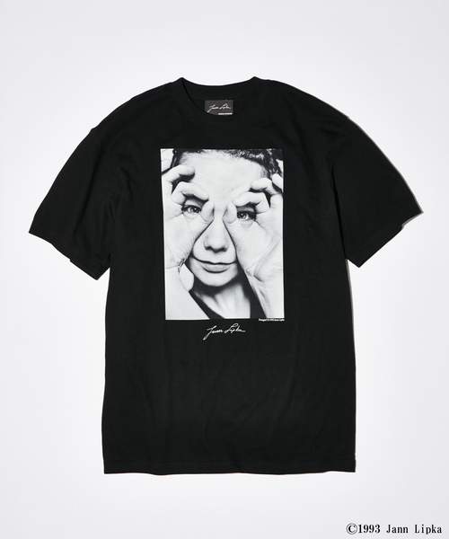 JOURNAL STANDARD(ジャーナルスタンダード)の「Jann Lipka Bjork Portrait 1993 / ビョーク ポートレート 1993(Tシャツ/カットソー・メンズ・ブラックミックス/ブラック系その他/ホワイト系その他/ブラック×ブラック/ホワイト×ホワイト/ライトホワイト/ブラック/ホワイト・SMALL/LARGE/MEDIUM/X-LARGE)」の7枚目の写真