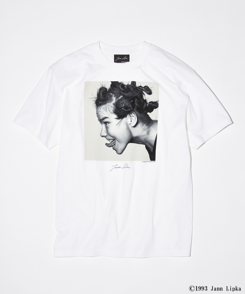 美品 JOURNAL STANDARD BJORK TシャツJANN LIPKA Jann Lipka Bjork Portrait 1993 / ビョーク ポートレート 1993（T