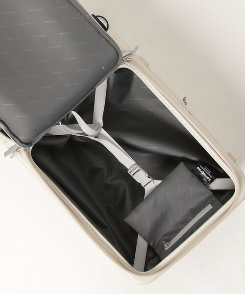 Samsonite(サムソナイト)の「サムソナイト FLATFORM スピナー 55/20 エキスパンダー FT アイボリー(スーツケース/キャリーバッグ・メンズ・アイボリー・S)」の16枚目の写真