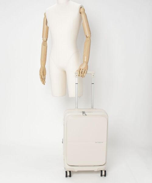 Samsonite(サムソナイト)の「サムソナイト FLATFORM スピナー 55/20 エキスパンダー FT アイボリー(スーツケース/キャリーバッグ・メンズ・アイボリー・S)」の18枚目の写真