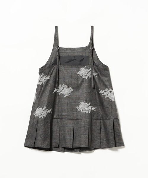 Ray BEAMS(レイビームス)の「チェック 刺繍 ミニ ワンピース(ワンピース・レディース・グレー・0)」の14枚目の写真