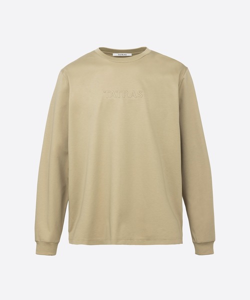 TATRAS(タトラス)の「TATRAS(タトラス) POLANCO ポランコ(Tシャツ/カットソー・メンズ・ベージュ/ブラック・2/4/3/1/5)」の2枚目の写真