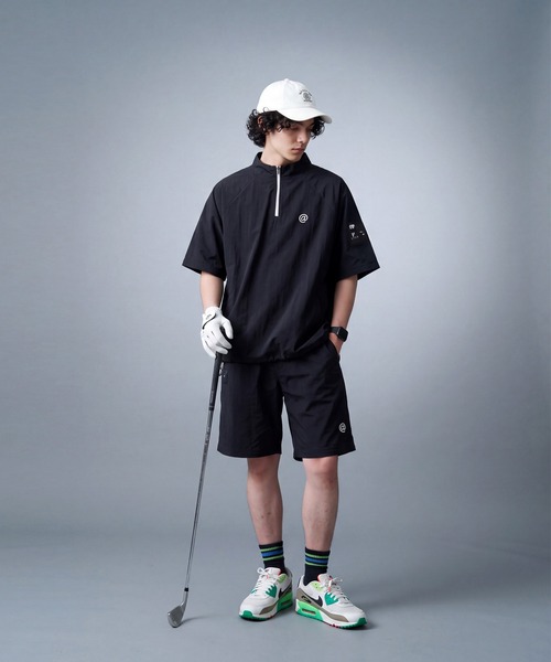 antiqua（アンティカ）の「【STCH】2way 配色 ナイロン パンツ（その他パンツ・レディース・ネイビー/ブラック・ML/LXL）」の7枚目の写真