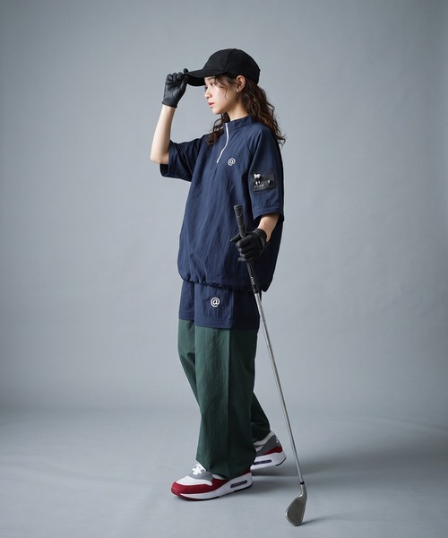 antiqua（アンティカ）の「【STCH】2way 配色 ナイロン パンツ（その他パンツ・レディース・ネイビー/ブラック・ML/LXL）」の10枚目の写真