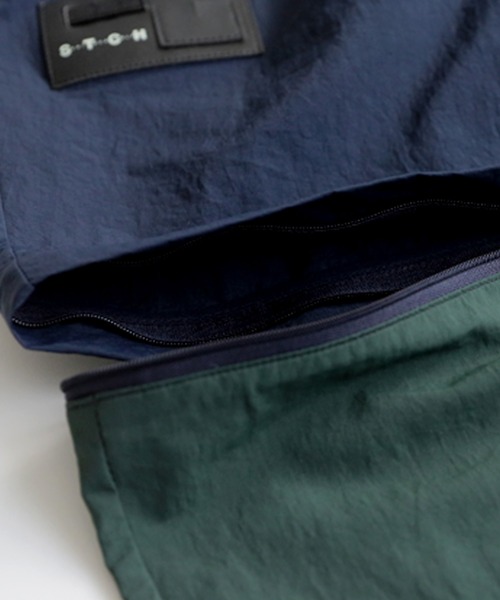 antiqua（アンティカ）の「【STCH】2way 配色 ナイロン パンツ（その他パンツ・レディース・ネイビー/ブラック・ML/LXL）」の16枚目の写真