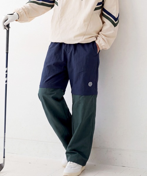 antiqua（アンティカ）の「【STCH】2way 配色 ナイロン パンツ（その他パンツ・レディース・ネイビー/ブラック・ML/LXL）」の11枚目の写真