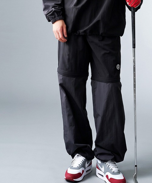 antiqua（アンティカ）の「【STCH】2way 配色 ナイロン パンツ（その他パンツ・レディース・ネイビー/ブラック・ML/LXL）」の4枚目の写真