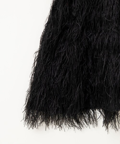 NOLLEY’S(ノーリーズ)の「【WEB限定】ウォッシャブルシアーフェザータンク(シャツ/ブラウス・レディース・ブラック/オフホワイト・FREE)」の14枚目の写真