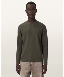 ELLIS WAFFLE TEXTURE LONG SLEEVE CREW | ELLIS ワッフル テクスチャ― 長袖 クルー