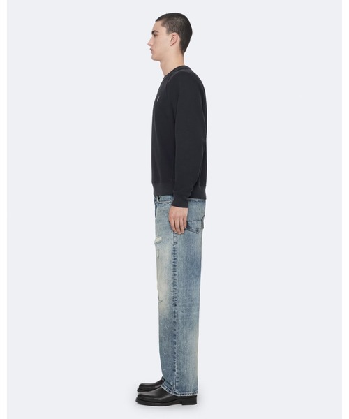 ALLSAINTS(オールセインツ)の「HARLOW RAMSKULL RAGLAN SWEATSHIRT | HARLOW ラムスカル ラグラン スウェットシャツ(スウェット・メンズ・ブラック・S/M/XS/L)」の3枚目の写真