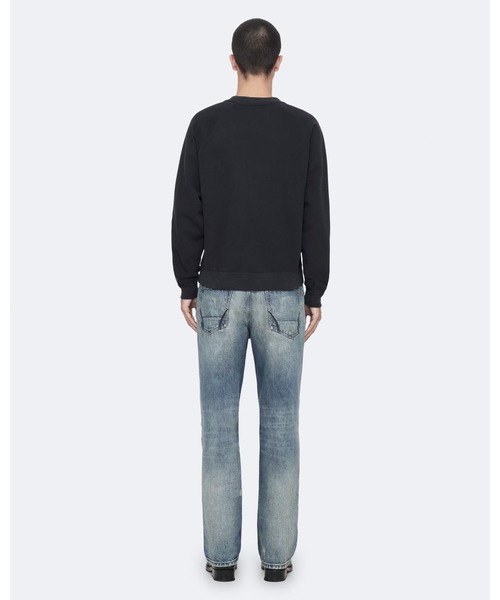 ALLSAINTS(オールセインツ)の「HARLOW RAMSKULL RAGLAN SWEATSHIRT | HARLOW ラムスカル ラグラン スウェットシャツ(スウェット・メンズ・ブラック・S/M/XS/L)」の4枚目の写真