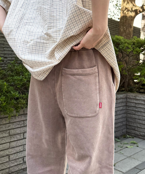 DOUBLE NAME(ダブルネーム)の「【m:rex】ミニ恐竜刺しゅうスウェットパンツ(スウェットパンツ・レディース・オレンジ/ブラウン/パープル・FREE)」の19枚目の写真