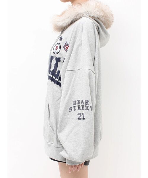 jouetie(ジュエティ)の「【LONSDALE×jouetie】ZIPフーディー(パーカー・レディース・ブラック/ブルー/グレー・FREE)」の21枚目の写真
