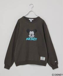 DISCUS ATHLETIC ミッキーマウスデザインスウェット