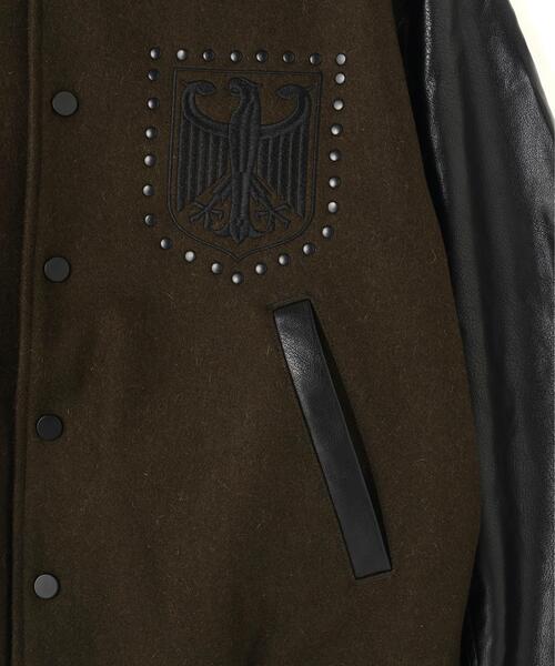 DANKE SCHON(ダンケシェーン)の「DankeSchon/ダンケシェーン/STADIUM JACKET STUDS EAGLE(スタジャン・レディース・ブラック/カーキ・M/L)」の20枚目の写真