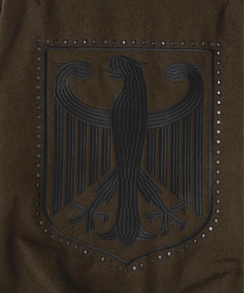 DANKE SCHON(ダンケシェーン)の「DankeSchon/ダンケシェーン/STADIUM JACKET STUDS EAGLE(スタジャン・レディース・ブラック/カーキ・M/L)」の22枚目の写真