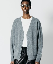 YAK WOOL-BLEND KNIT CARDIGAN