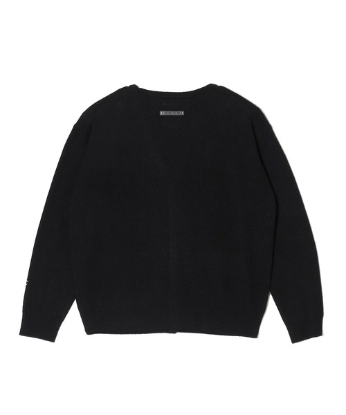 CRIMIE(クライミー)の「YAK WOOL-BLEND KNIT CARDIGAN(ニット/セーター・メンズ・ブラック/グレー・XL/L/M)」の5枚目の写真