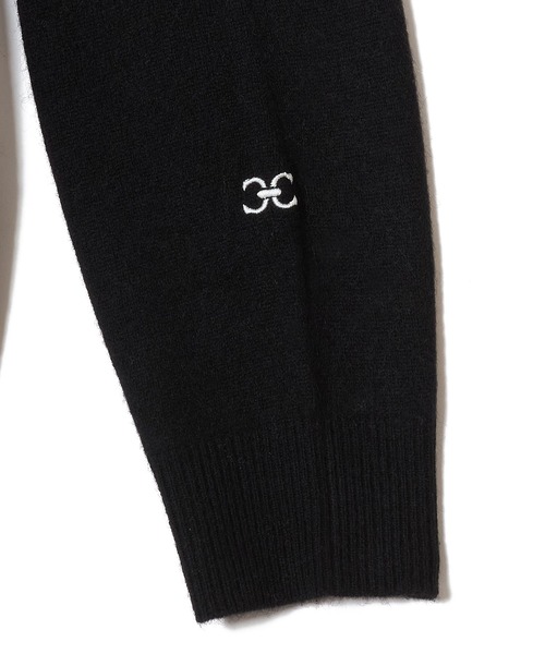 CRIMIE(クライミー)の「YAK WOOL-BLEND KNIT CARDIGAN(ニット/セーター・メンズ・ブラック/グレー・XL/L/M)」の7枚目の写真