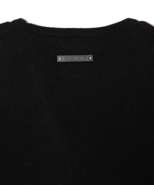 CRIMIE(クライミー)の「YAK WOOL-BLEND KNIT CARDIGAN(ニット/セーター・メンズ・ブラック/グレー・XL/L/M)」の8枚目の写真