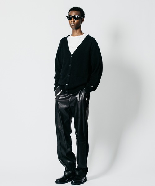 CRIMIE(クライミー)の「YAK WOOL-BLEND KNIT CARDIGAN(ニット/セーター・メンズ・ブラック/グレー・XL/L/M)」の11枚目の写真