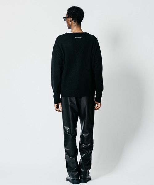 CRIMIE(クライミー)の「YAK WOOL-BLEND KNIT CARDIGAN(ニット/セーター・メンズ・ブラック/グレー・XL/L/M)」の13枚目の写真