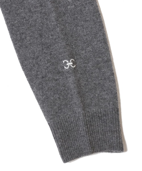 CRIMIE(クライミー)の「YAK WOOL-BLEND KNIT CARDIGAN(ニット/セーター・メンズ・ブラック/グレー・XL/L/M)」の18枚目の写真
