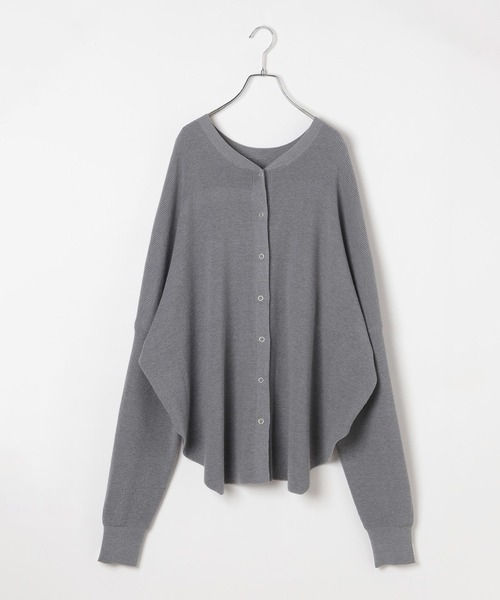 HEREIAM(ヘレイアム)の「【HEREIAM】ワッフル2WAYニット(ニット/セーター・レディース・イエロー系/ブラウン系/杢グレー/ブラック・FREE)」の12枚目の写真