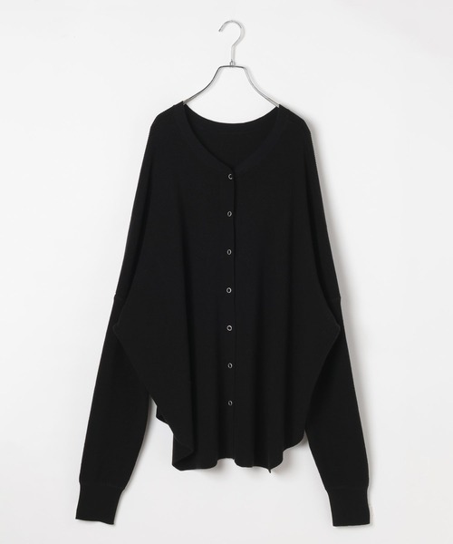 HEREIAM(ヘレイアム)の「【HEREIAM】ワッフル2WAYニット(ニット/セーター・レディース・イエロー系/ブラウン系/杢グレー/ブラック・FREE)」の13枚目の写真