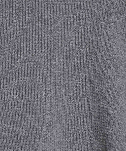 HEREIAM(ヘレイアム)の「【HEREIAM】ワッフル2WAYニット(ニット/セーター・レディース・イエロー系/ブラウン系/杢グレー/ブラック・FREE)」の21枚目の写真