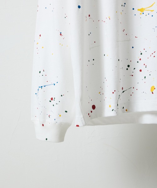 NUMBER (N)INE（ナンバーナイン）の「HAND PAINTED BASIC HEM PRINTED POCKET L/S T-SHIRT / ハンドペイント ベーシック ワンポイント ロゴプリント ポケット ロンT（Tシャツ/カットソー・メンズ・ホワイト系その他2/ブラック系その他2/グレー系その他2/ホワイト/ブラック/グレー・M/L/XL）」の10枚目の写真