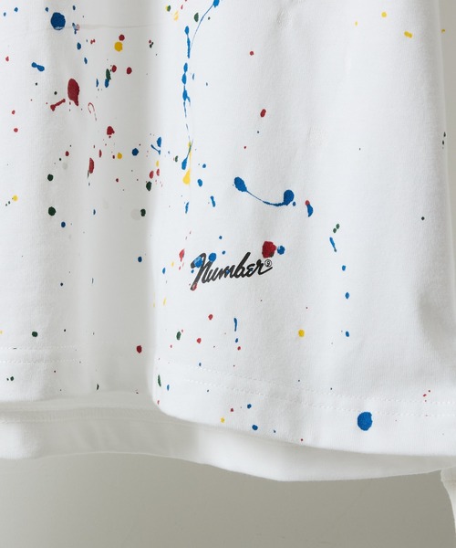 NUMBER (N)INE（ナンバーナイン）の「HAND PAINTED BASIC HEM PRINTED POCKET L/S T-SHIRT / ハンドペイント ベーシック ワンポイント ロゴプリント ポケット ロンT（Tシャツ/カットソー・メンズ・ホワイト系その他2/ブラック系その他2/グレー系その他2/ホワイト/ブラック/グレー・M/L/XL）」の11枚目の写真
