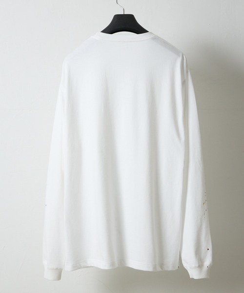 NUMBER (N)INE（ナンバーナイン）の「HAND PAINTED BASIC HEM PRINTED POCKET L/S T-SHIRT / ハンドペイント ベーシック ワンポイント ロゴプリント ポケット ロンT（Tシャツ/カットソー・メンズ・ホワイト系その他2/ブラック系その他2/グレー系その他2/ホワイト/ブラック/グレー・M/L/XL）」の12枚目の写真