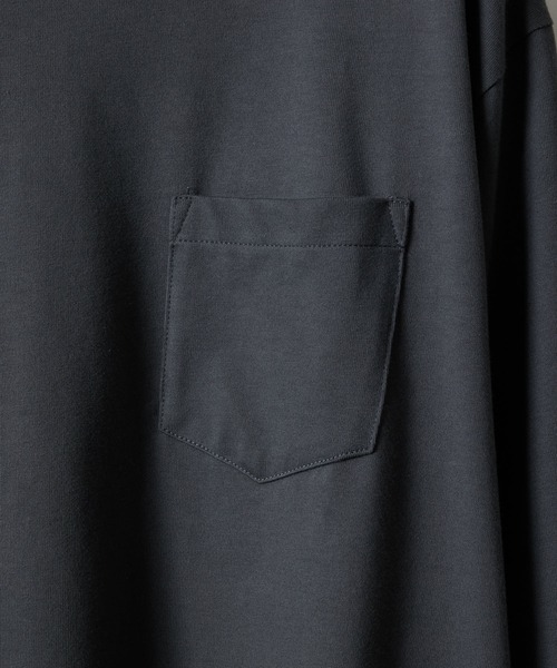 NUMBER (N)INE（ナンバーナイン）の「HAND PAINTED BASIC HEM PRINTED POCKET L/S T-SHIRT / ハンドペイント ベーシック ワンポイント ロゴプリント ポケット ロンT（Tシャツ/カットソー・メンズ・ホワイト系その他2/ブラック系その他2/グレー系その他2/ホワイト/ブラック/グレー・M/L/XL）」の21枚目の写真