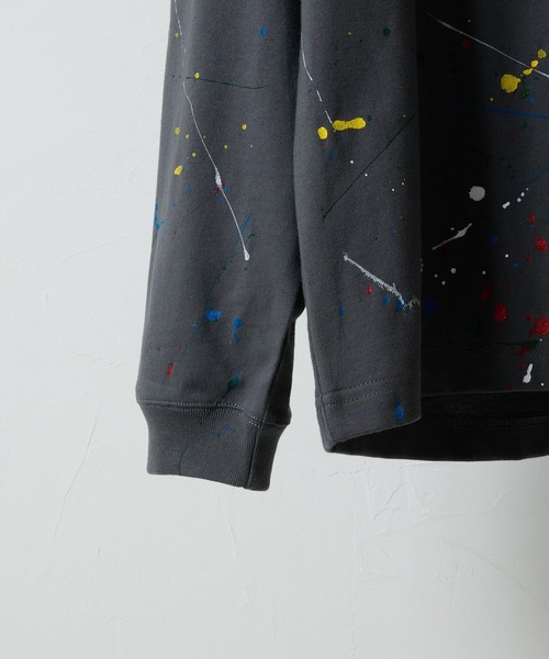 NUMBER (N)INE（ナンバーナイン）の「HAND PAINTED BASIC HEM PRINTED POCKET L/S T-SHIRT / ハンドペイント ベーシック ワンポイント ロゴプリント ポケット ロンT（Tシャツ/カットソー・メンズ・ホワイト系その他2/ブラック系その他2/グレー系その他2/ホワイト/ブラック/グレー・M/L/XL）」の22枚目の写真