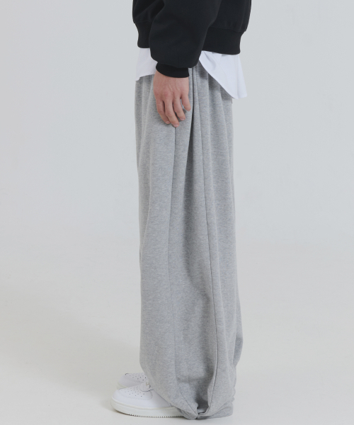 PIANER(ピアネール)の「ピンチカーブド スウェットパンツ(メランジ)(スウェットパンツ・レディース・ミックスグレー・MEDIUM/LARGE/X-LARGE)」の5枚目の写真